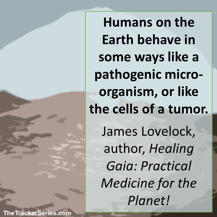 Humans on the Earth behave in some ways like a pathogenic micro-organism, or like the cells of a tumor. — James Lovelock